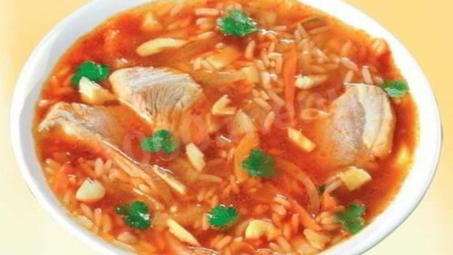 Рецепт куриного супа-харчо с ткемали