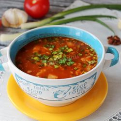 Рецепт Супа Харчо из свинины с рисом