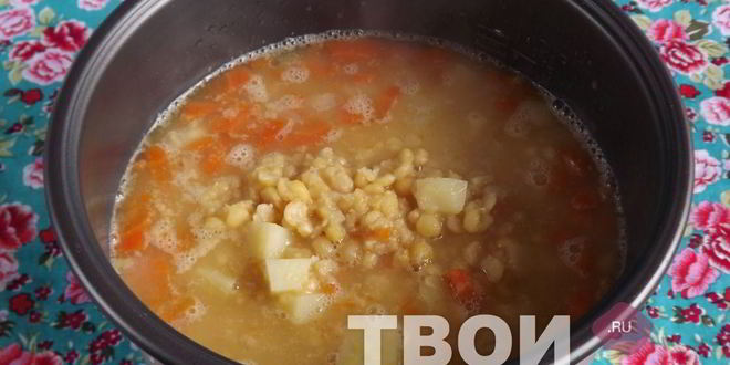 Рецепт горохового супа-пюре