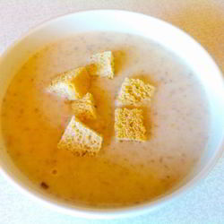 Рецепт Грибного супа-пюре на курином бульоне