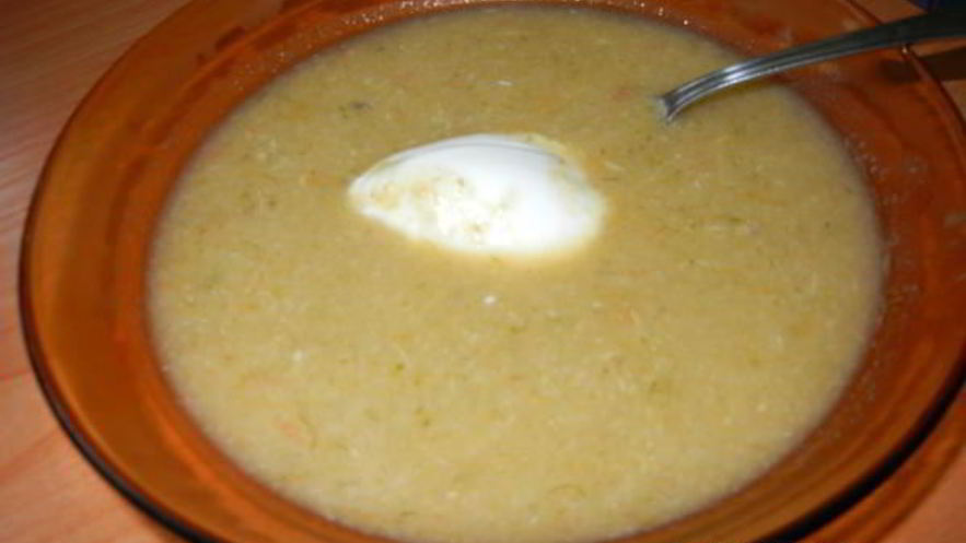 Рецепт курицы с овощами-суп пюре