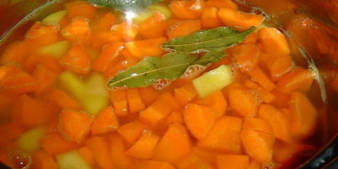 Рецепт морковного супа-пюре с зеленым луком