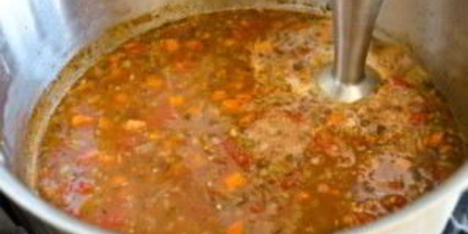 Рецепт мясного супа-пюре