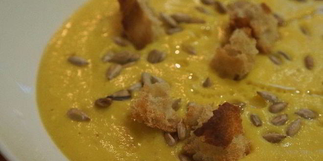 Рецепт пряного супа-пюре из тыквы золотая осень