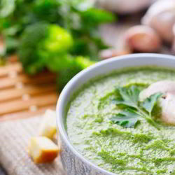 Рецепт Супа-пюре из брокколи с грибами