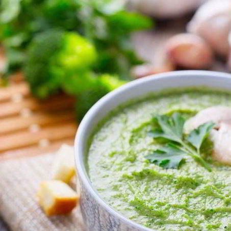 Рецепт Супа-пюре из брокколи с грибами