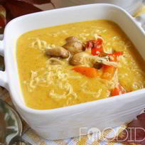 Рецепт Супа-пюре из тыквы со сливками