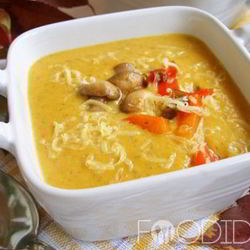 Рецепт Супа-пюре из тыквы со сливками