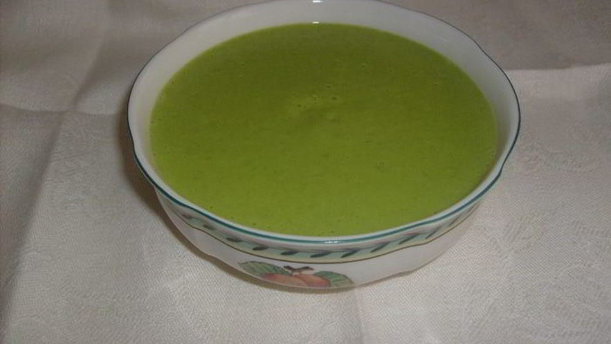 Рецепт супа-пюре из зеленого горошка