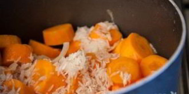 Рецепт супа-пюре с морковью и рисом