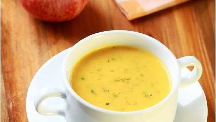 Рецепт супа-пюре с яблоками и морковью