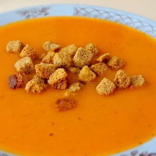 Рецепт Томатна-тыквенного суп-пюре