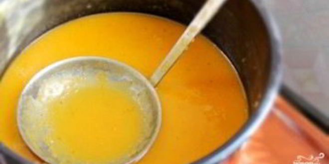 Рецепт томатна-тыквенного суп-пюре