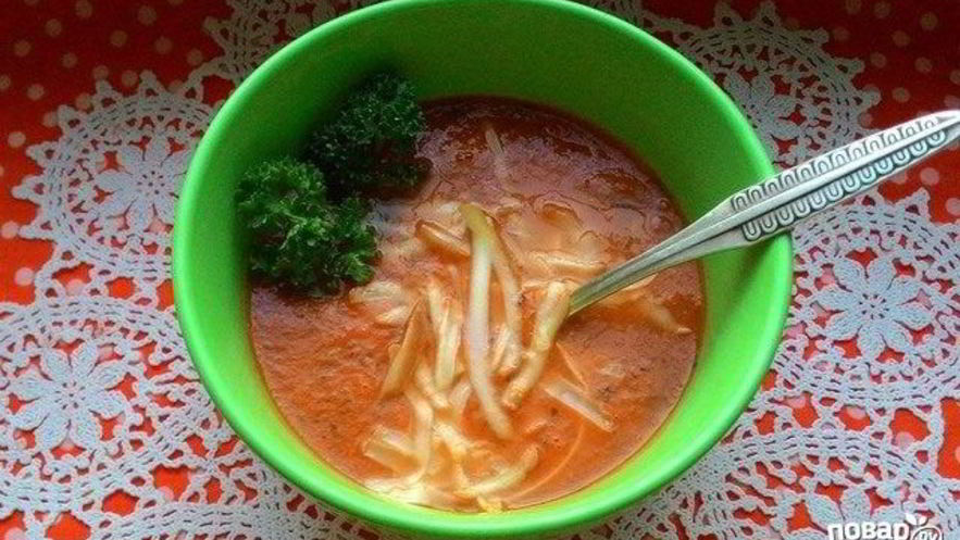 Рецепт томатного супа-пюре простого