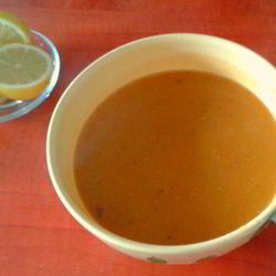 Рецепт Турецкого супа-пюре из красной чечевицы