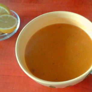 Рецепт Турецкого супа-пюре из красной чечевицы