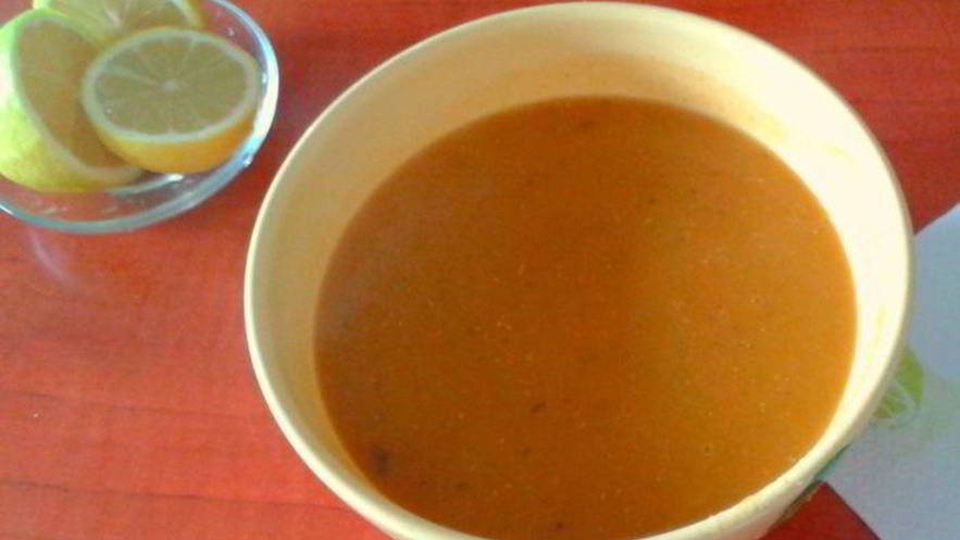 Рецепт турецкого супа-пюре из красной чечевицы