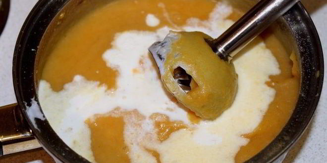 Рецепт тыквенно-картофельного суп-пюре с беконом