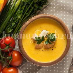 Рецепт Тыквенного супа-пюре с сыром