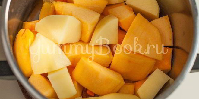 Рецепт тыквенного супа-пюре с сыром