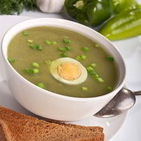 Рецепт Венгерского супа-пюре из шпината со сливками