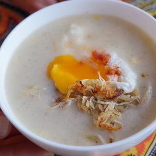 Рецепт Супа рисового с яйцом пашот