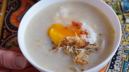 Рецепт Супа рисового с яйцом пашот