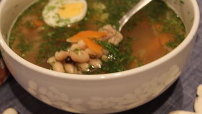 Рецепт Супа с белой фасолью