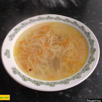 Суп с домашней лапшой