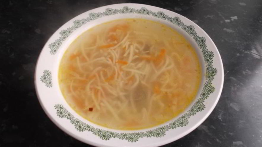 Рецепт супа с домашней лапшой