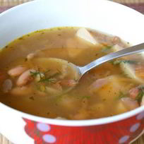 Суп с фасолью в мультиварке