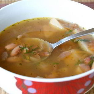 Рецепт Супа с фасолью в мультиварке