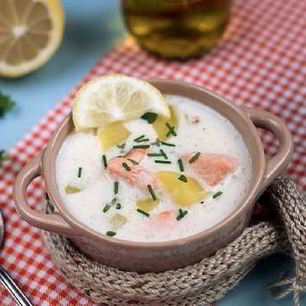 Рецепт Супа с семгой