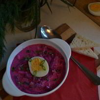 Рецепт Холодного свекольника — окрошки по-латышски