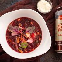 Рецепт Освежающего свекольника с квасом