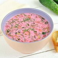 Рецепт Свекольника холодного с мясом