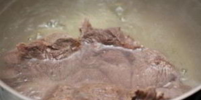 Рецепт свекольника холодного с мясом