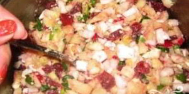 Рецепт свекольника холодного с мясом