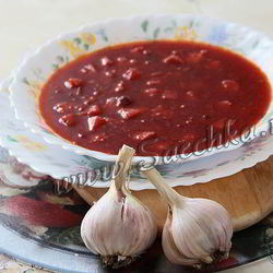 Рецепт Свекольника с фасолью и грибами