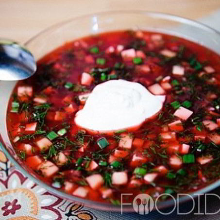 Рецепт Свекольника с колбасой