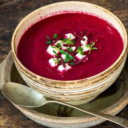 Рецепт Свекольника с козьим сыром