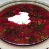 Рецепт Свекольника с листьями свеклы