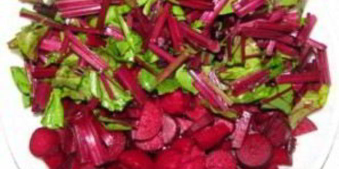 Рецепт свекольника с листьями свеклы