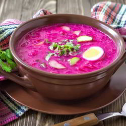 Рецепт Свекольника с маринованной свеклой