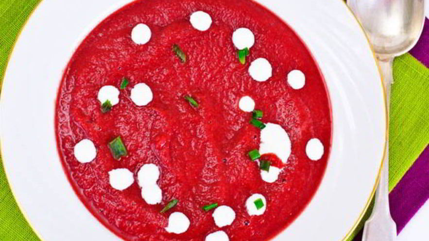 Рецепт свекольника с моцареллой