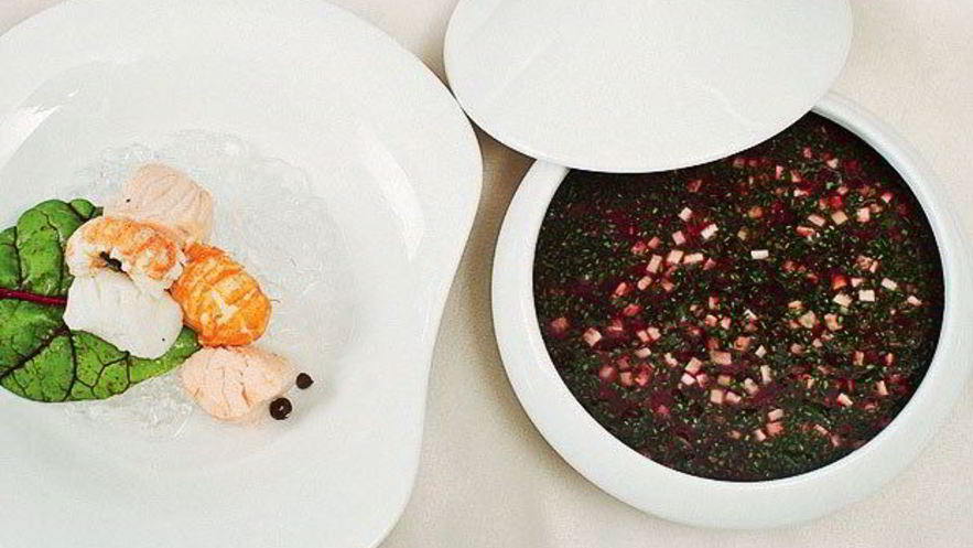 Рецепт свекольника с рыбой