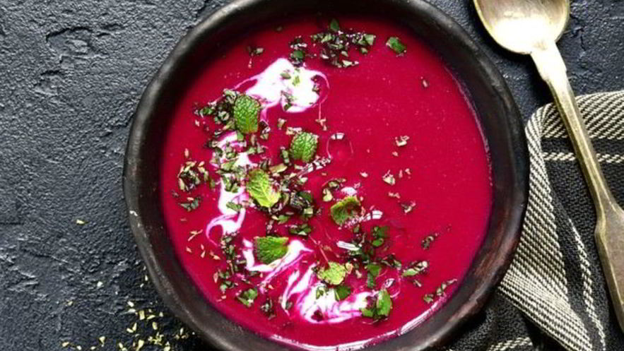 Рецепт свекольника с томатами