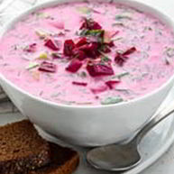 Рецепт Свекольника со щавелем и кедровыми орешками на минеральной воде