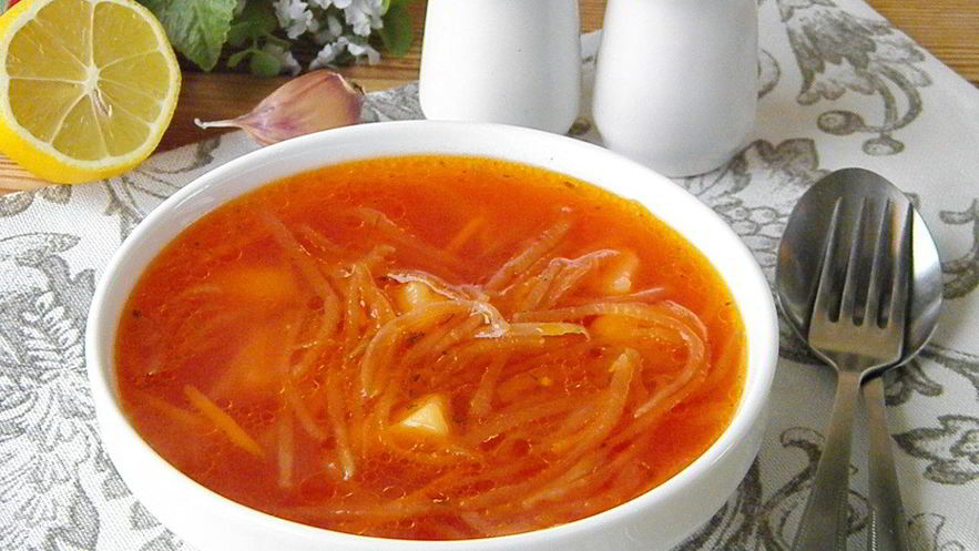 Рецепт вегетарианского свекольника