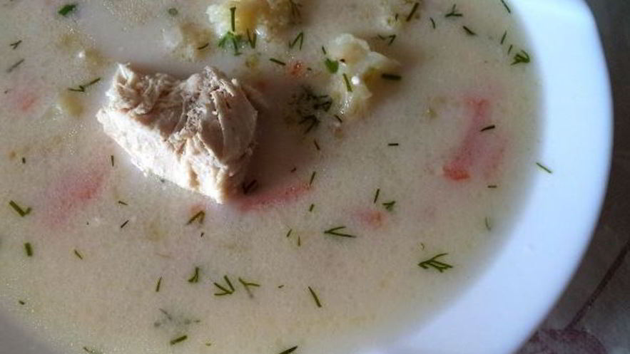 Рецепт куриного сырного супа с плавленым сыром